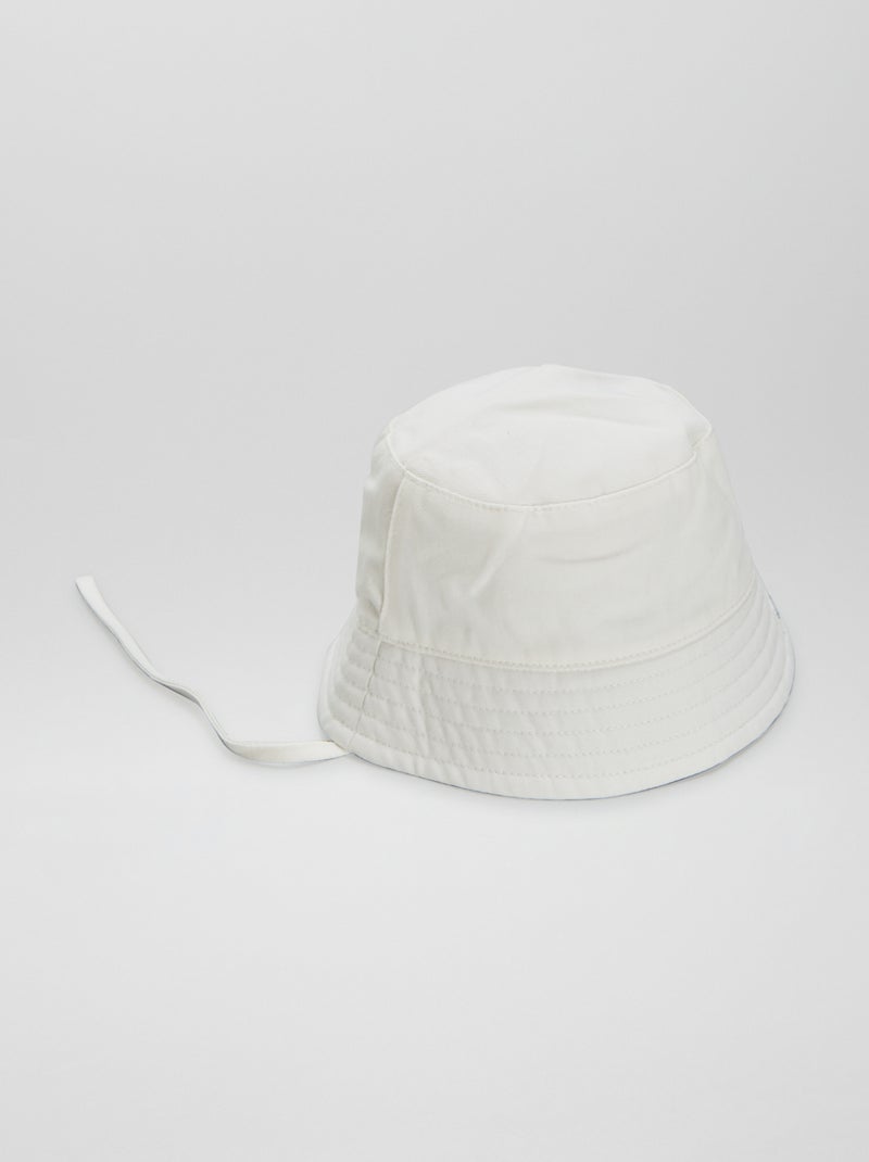 Chapéu de lona Branco - Kiabi
