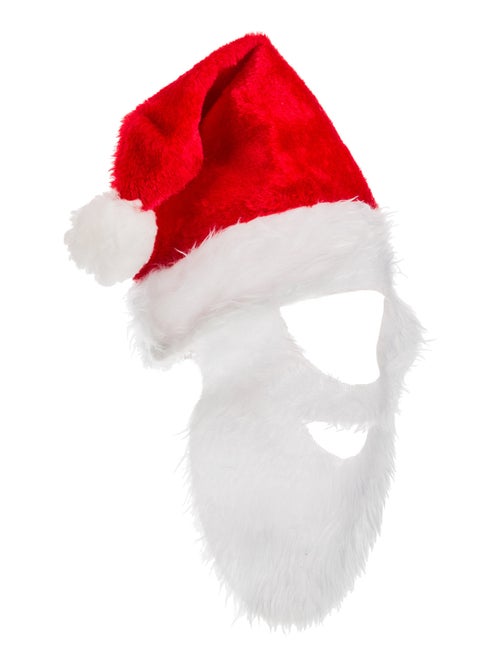 Chapéu de pai natal e barba falsa - Kiabi