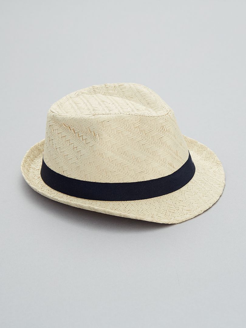Chapéu de palha Azul - Kiabi