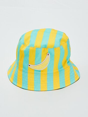 Chapéu estampado banana x Arianne Butto