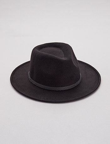 Chapéu fedora com pormenor 'escama' - Kiabi