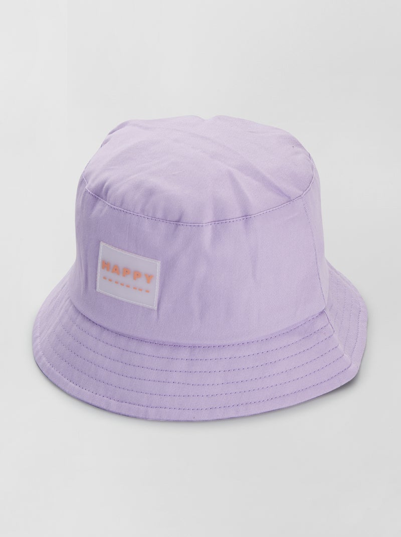 Chapéu liso 'happy' VIOLETA - Kiabi