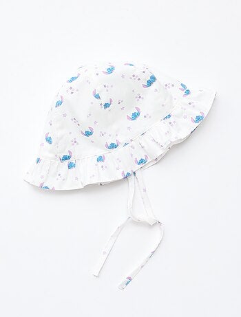 Chapéu 'Stitch' 'Disney' com fitas para amarrar