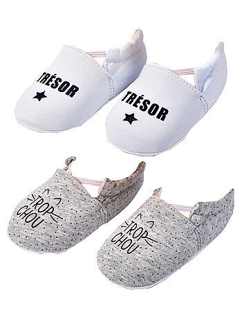 Chaussas bebe Cocooning Fantasia - Pack de 2
