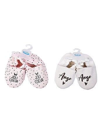 Chaussas bebe Cocooning Fantasia - Pack de 2