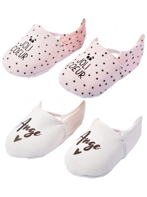 Chaussas bebe Cocooning Fantasia - Pack de 2 - Kiabi