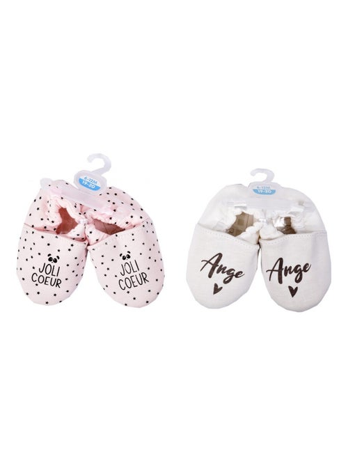 Chaussas bebe Cocooning Fantasia - Pack de 2 - Kiabi