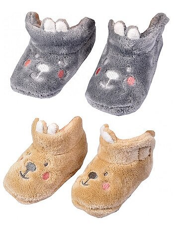 Chaussas bebe Cocooning Fantasia - Pack de 2