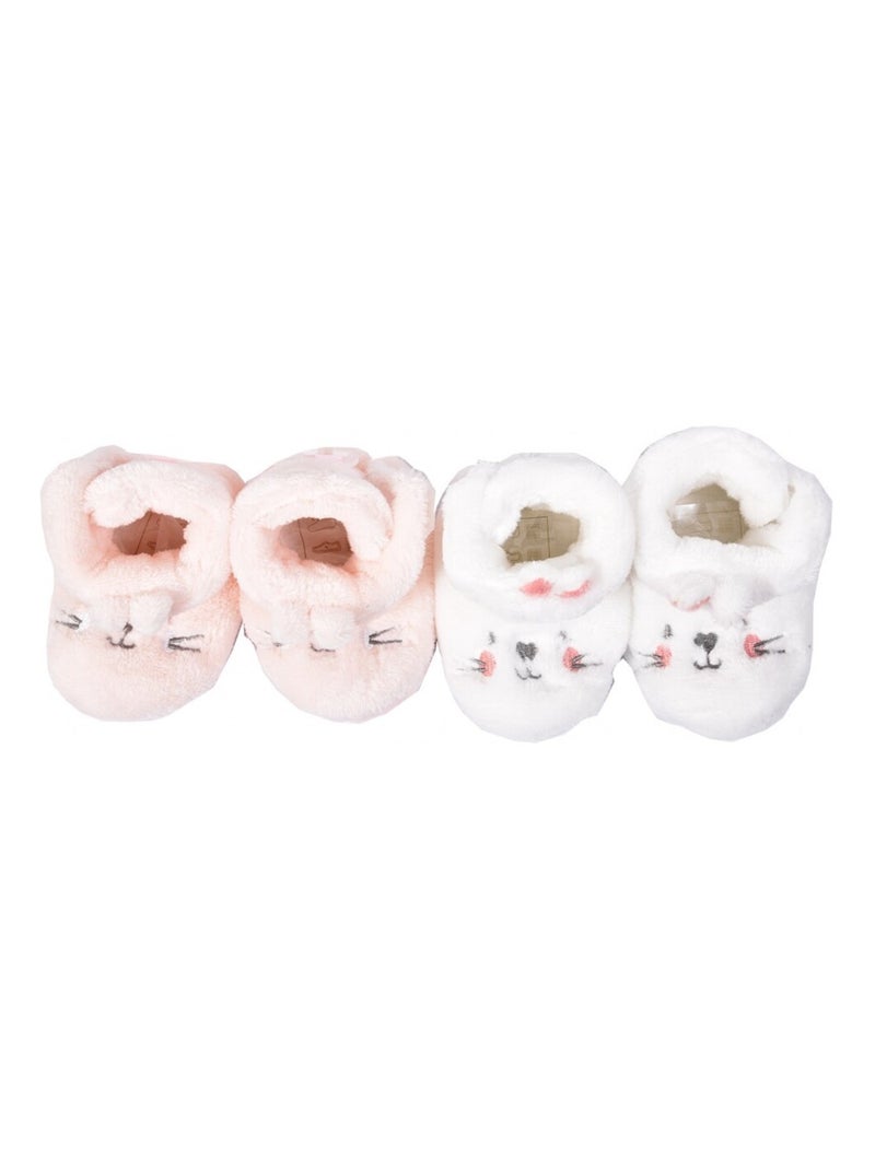 Chaussas bebe Cocooning Fantasia - Pack de 2 Multicolorido - Kiabi