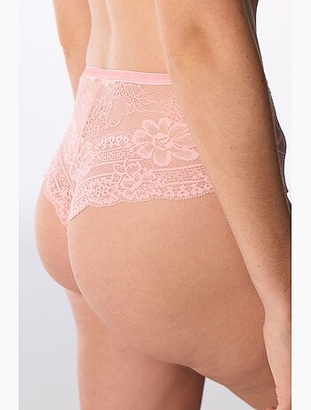 Cheeky cueca hipster em renda penti