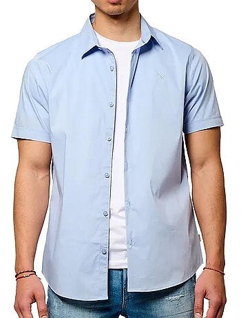 Chemise azul para homem kaporal baraj