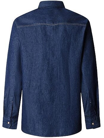 Chemise azul para homem pepe jeans abel