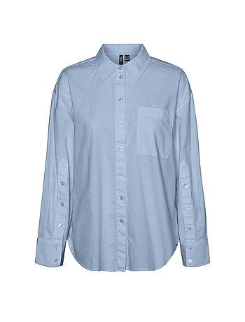 Camisa branca vero moda nellie para mulher