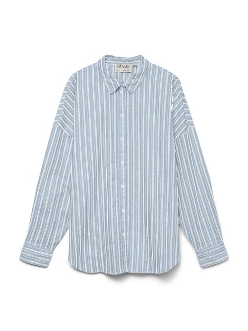 Chemise azul vero moda awparis para mulher - Kiabi Chemise azul vero moda awparis para mulher - Kiabi