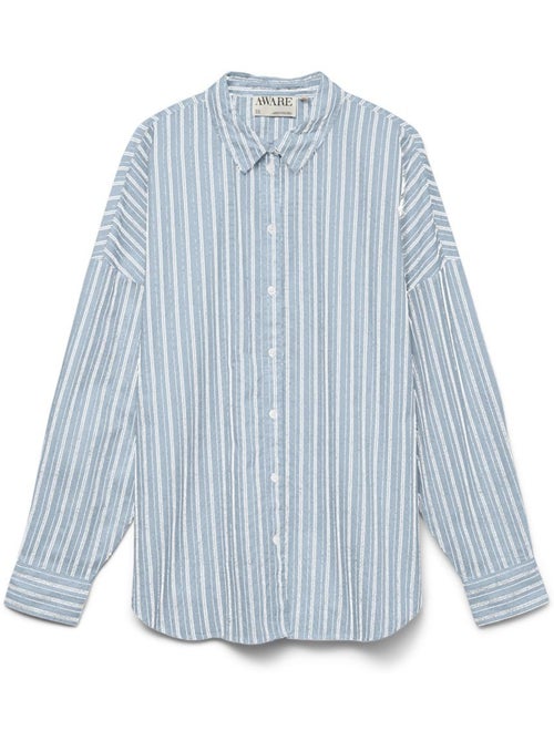 Chemise azul vero moda awparis para mulher - Kiabi Chemise azul vero moda awparis para mulher - Kiabi