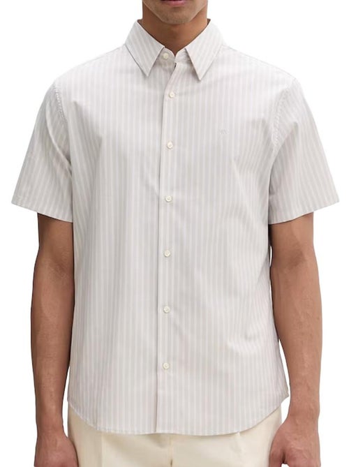 Chemise bege calvin klein jeans homem com riscas finas - Kiabi Chemise bege calvin klein jeans homem com riscas finas - Kiabi