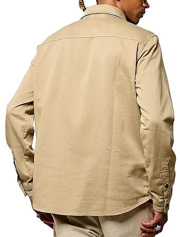 Chemise Bege Kaporal Tizio para Homem