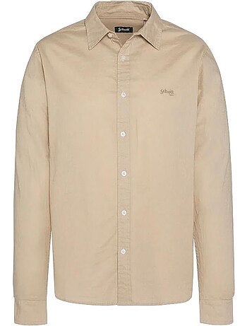 Chemise Ecru para Homem Schott SHROML