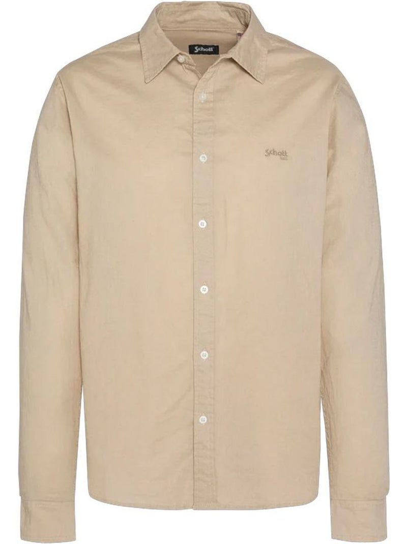 Chemise Bege para Homem Schott SHROML Bege - Kiabi