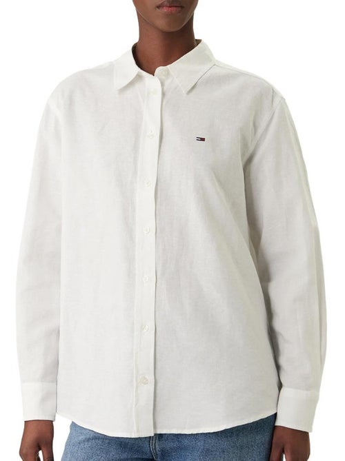 Chemise Bege Relaxed Fit Tommy Hilfiger para Homem - Kiabi Chemise Bege Relaxed Fit Tommy Hilfiger para Homem - Kiabi