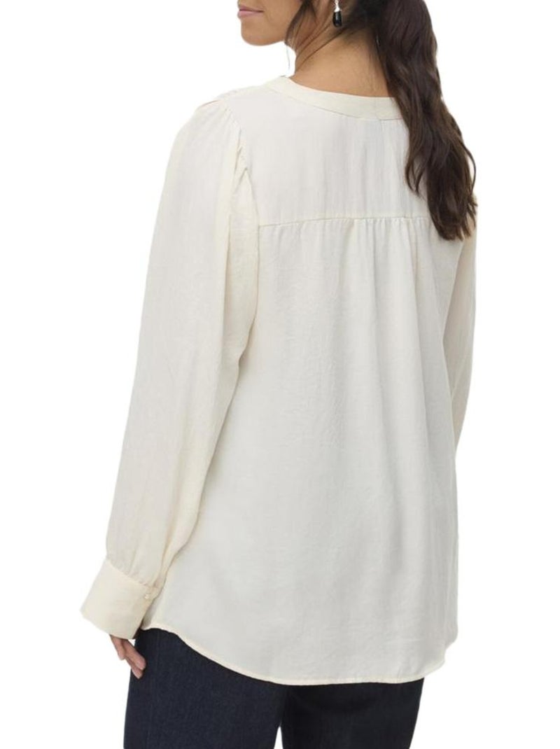 Chemise Bege Vero Moda Fasana para Mulher Bege - Kiabi