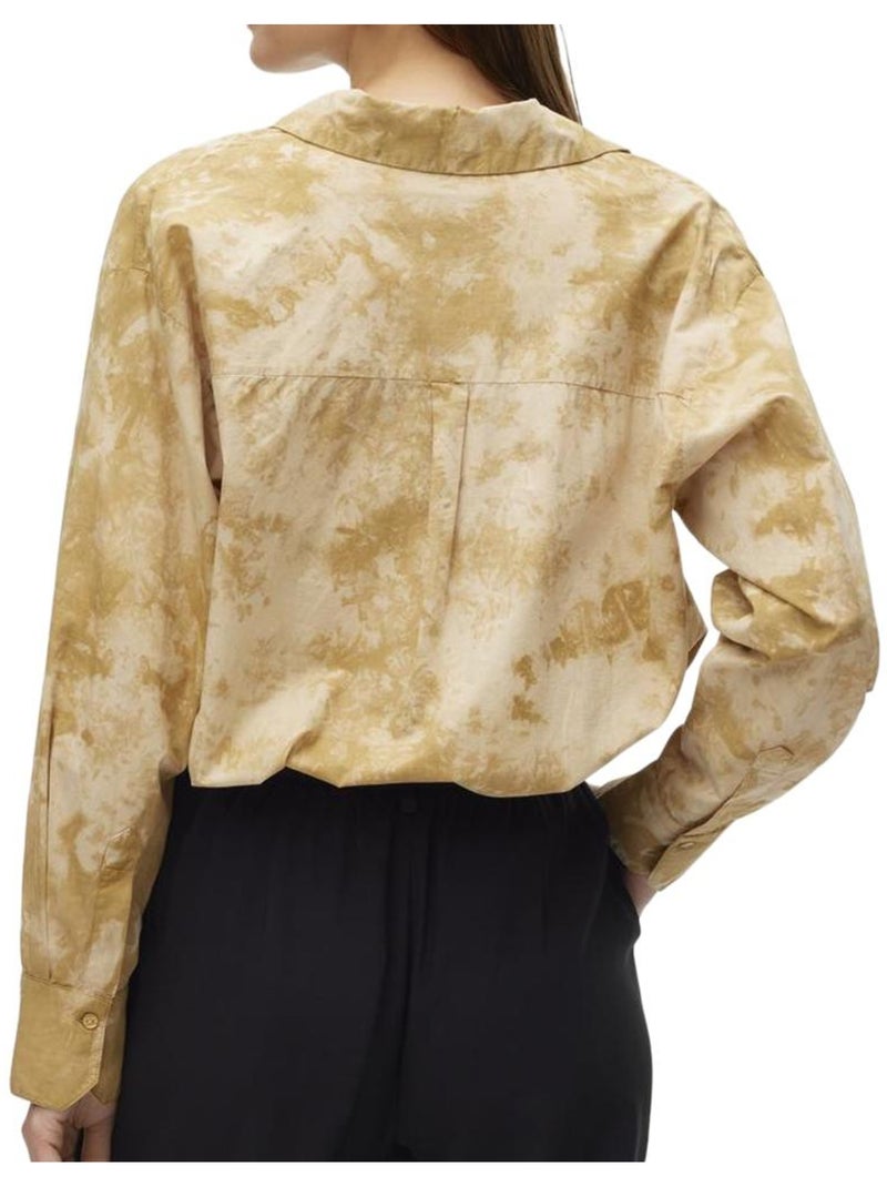 Chemise Camel Vero Moda Kristee para Mulher Castanho-capuccino - Kiabi