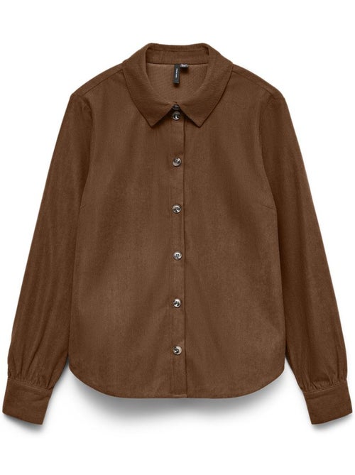 Chemise Castanha Vero Moda Callie para Mulher - Kiabi Chemise Castanha Vero Moda Callie para Mulher - Kiabi