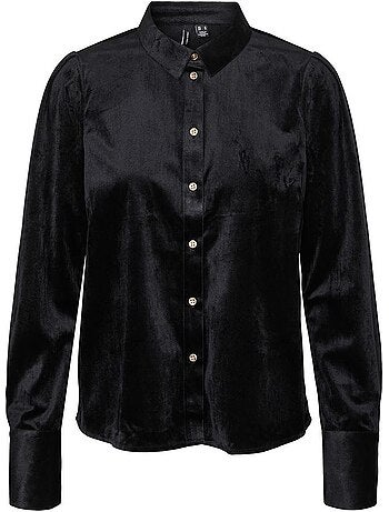 Chemise Ciana Preta para Mulher Vero Moda