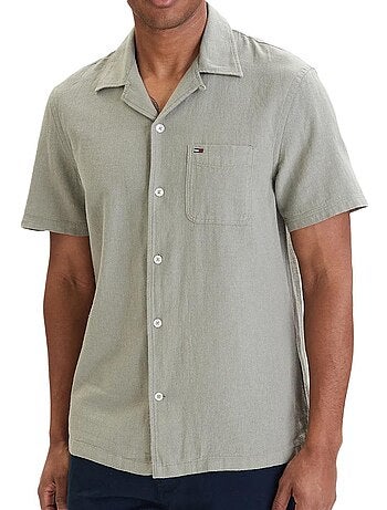 Chemise cinzenta de homem tommy hilfiger tjm