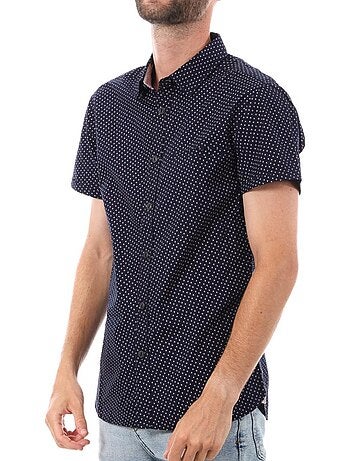 Chemise de Manga Curta Azul-Marinho para Homem Teddy Smith 10711556D