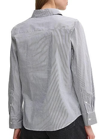 Chemise de Mulher Tommy Hilfiger Ess Poplin Regular S com Riscas