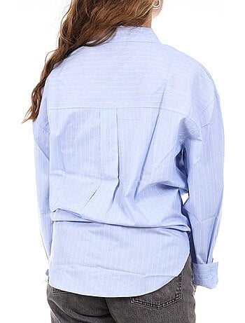 Chemise de Mulher Vero Moda Diana Azul às Riscas