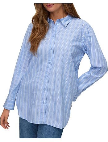 Chemise Elina Azul para Mulher Vero Moda