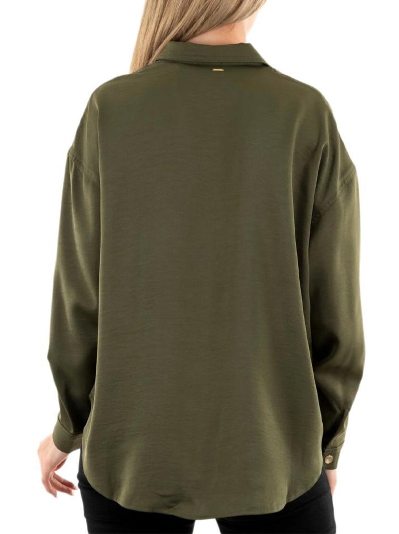 Chemise Kaki Kaporal Salem para Mulher Verde cáqui claro - Kiabi
