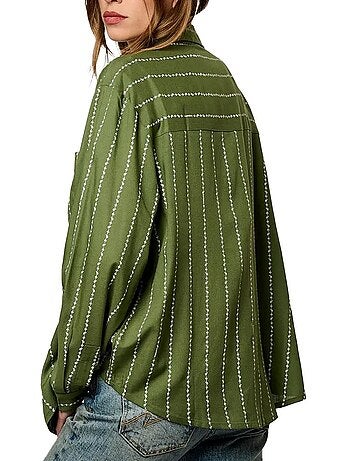Chemise Kaki Kaporal Verso para Mulher