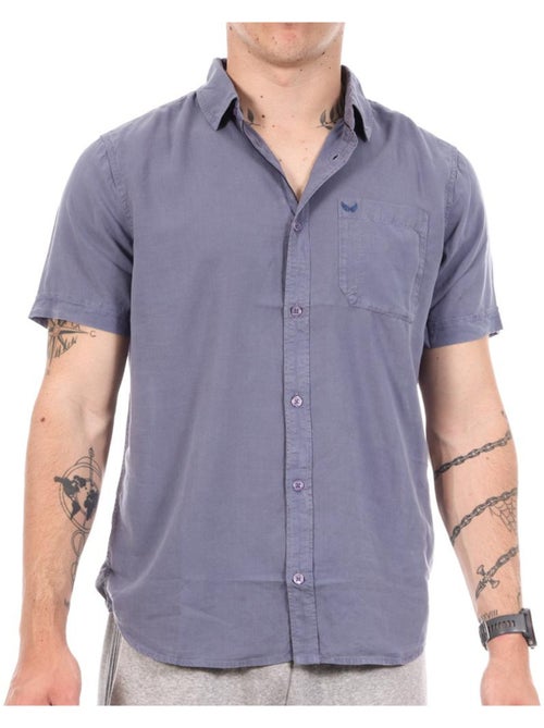 Chemise Kaporal Baya Azul Manga Curta para Homem - Kiabi Chemise Kaporal Baya Azul Manga Curta para Homem - Kiabi