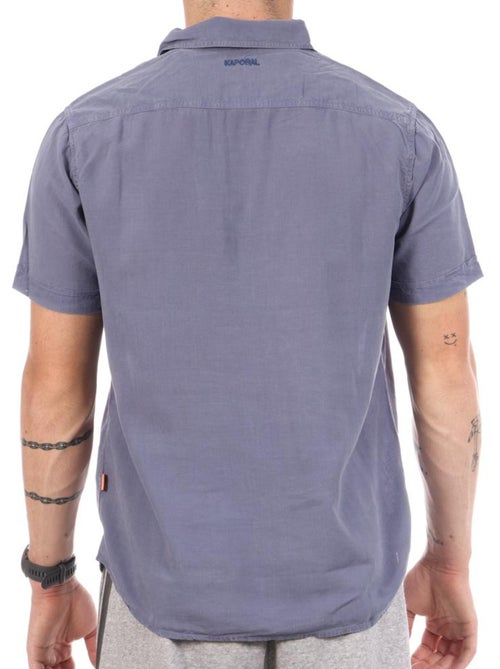 Chemise Kaporal Baya Azul Manga Curta para Homem - Kiabi Chemise Kaporal Baya Azul Manga Curta para Homem - Kiabi