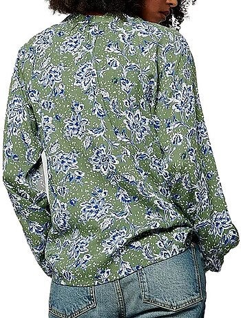 Chemise Kaporal Caqui Verde/Azul para Mulher