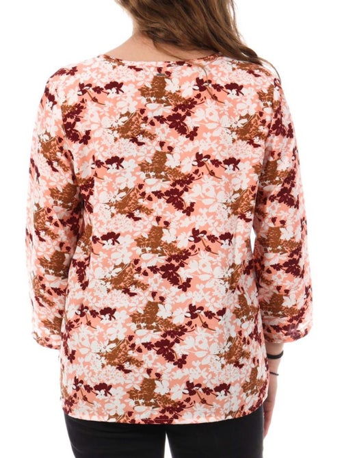 Chemise kaporal chari para mulher rosa/vermelha - Kiabi Chemise kaporal chari para mulher rosa/vermelha - Kiabi