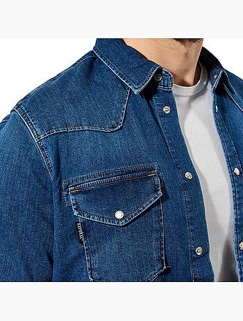Chemise Kaporal DIEGO Azul Médio para Homem