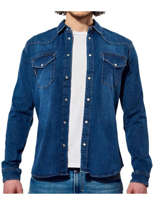 Chemise Kaporal DIEGO Azul Médio para Homem - Kiabi Chemise Kaporal DIEGO Azul Médio para Homem - Kiabi
