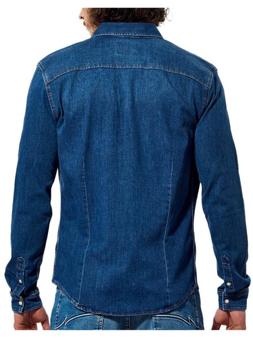 Chemise Kaporal DIEGO Azul Médio para Homem - Kiabi Chemise Kaporal DIEGO Azul Médio para Homem - Kiabi