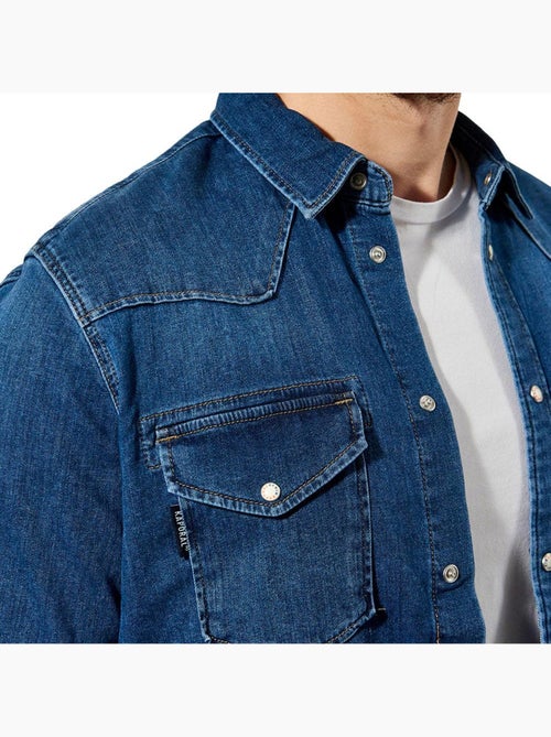 Chemise Kaporal DIEGO Azul Médio para Homem - Kiabi Chemise Kaporal DIEGO Azul Médio para Homem - Kiabi