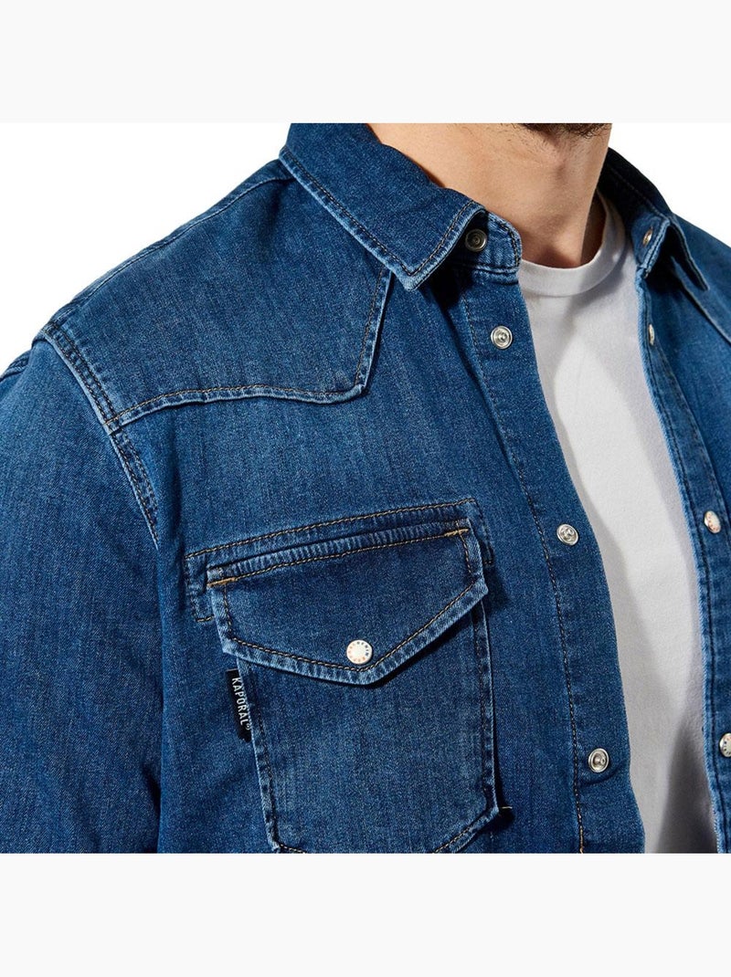Chemise Kaporal DIEGO Azul Médio para Homem Azul - Kiabi
