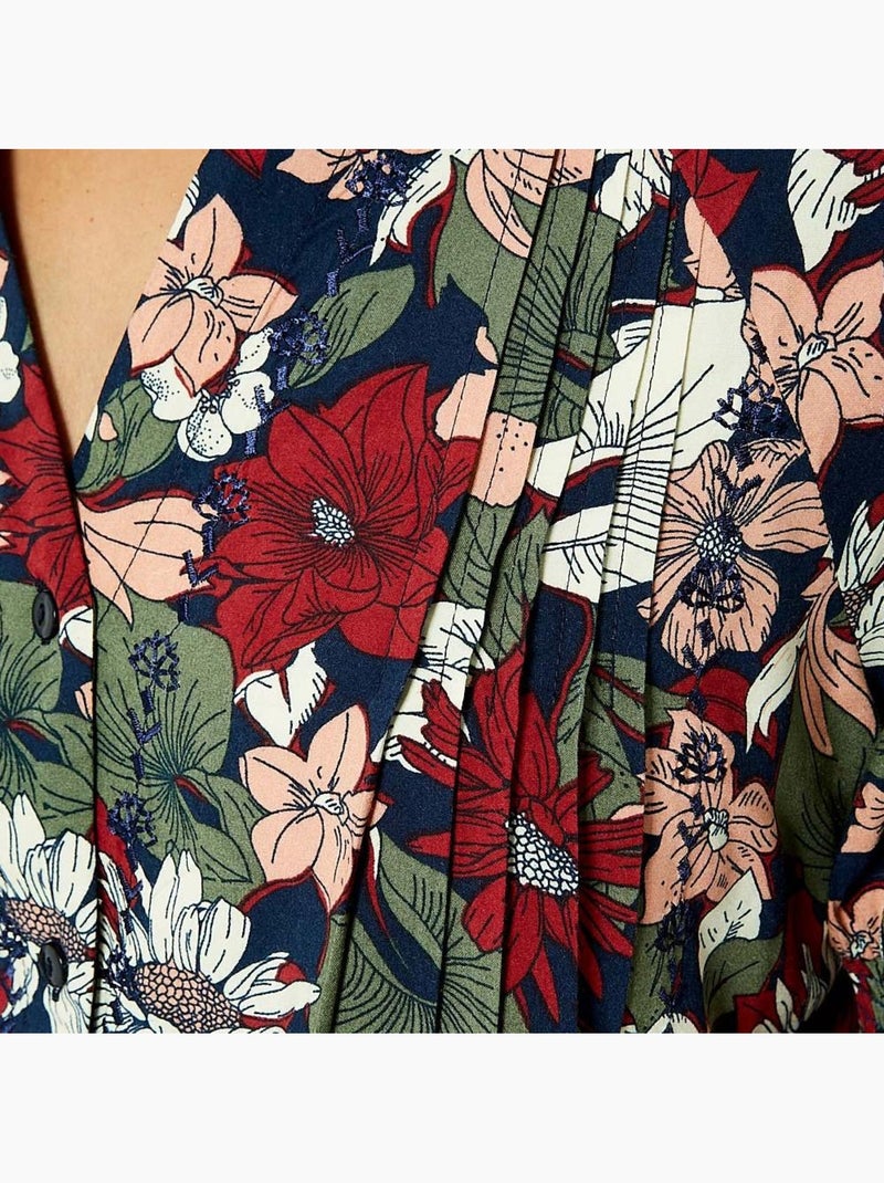 Chemise Kaporal Glue para Mulher com Padrões Pretos Preto - Kiabi