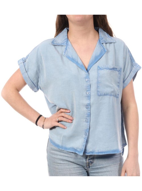 Chemise Kaporal Miami Azul para Mulher - Kiabi Chemise Kaporal Miami Azul para Mulher - Kiabi