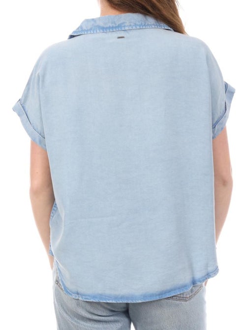 Chemise Kaporal Miami Azul para Mulher - Kiabi Chemise Kaporal Miami Azul para Mulher - Kiabi