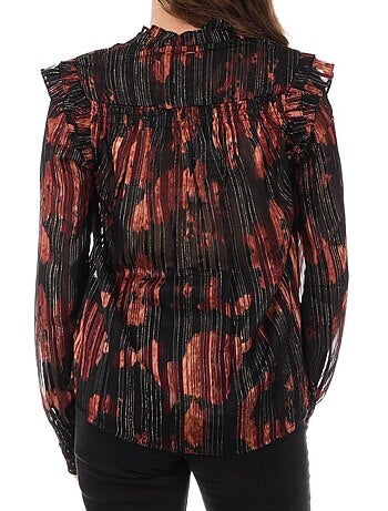 Chemise Kaporal SEVEN para Mulher em Preto e Vermelho