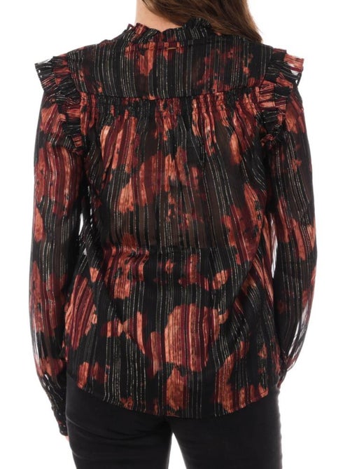 Chemise Kaporal SEVEN para Mulher em Preto e Vermelho - Kiabi
