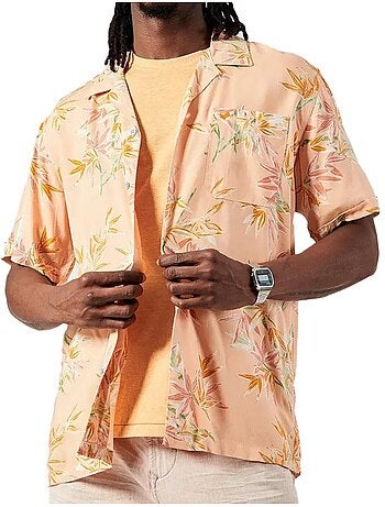 Chemise Laranja de Homem Kaporal ROYALE24 com Padrões